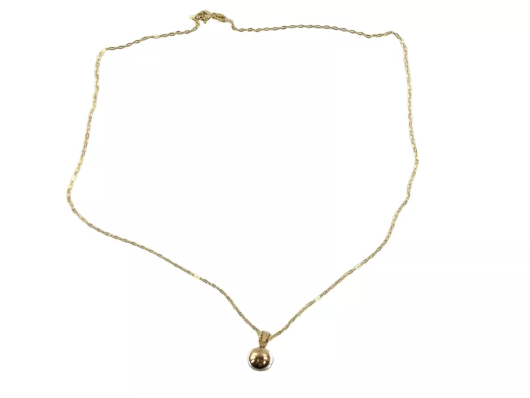 zoty-lancuszek-375-264g-z-perla-dlugosc-45-cm-stan-uzywany