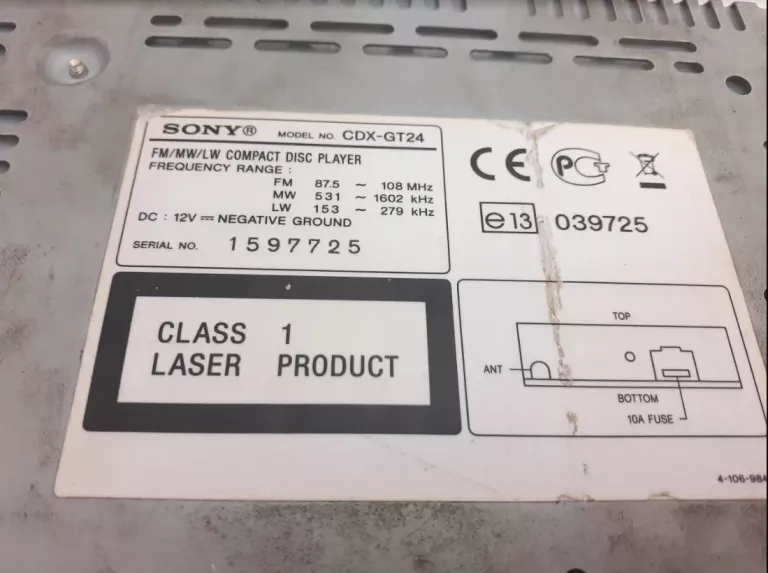 radio-samochodowe-sony-cdx-gt24-stan-uzywany