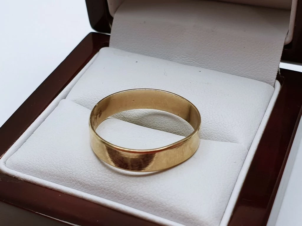 zlota-obraczka-245g-pr333-roz23-zlom-wykonczenie-polerowane