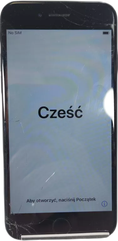 TELEFON IPHONE 7 APPLE CZARNY 128/2GB PROBLEM ID [USZKODZONY]