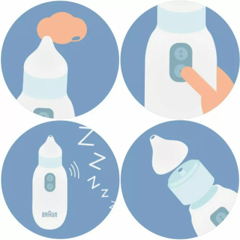 BRAUN ELEKTRYCZNY ASPIRATOR DO NOSA BNA100