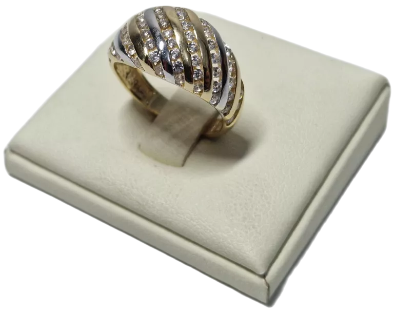 ZŁOTY PIERŚCIONEK P.585 4,18G R.16