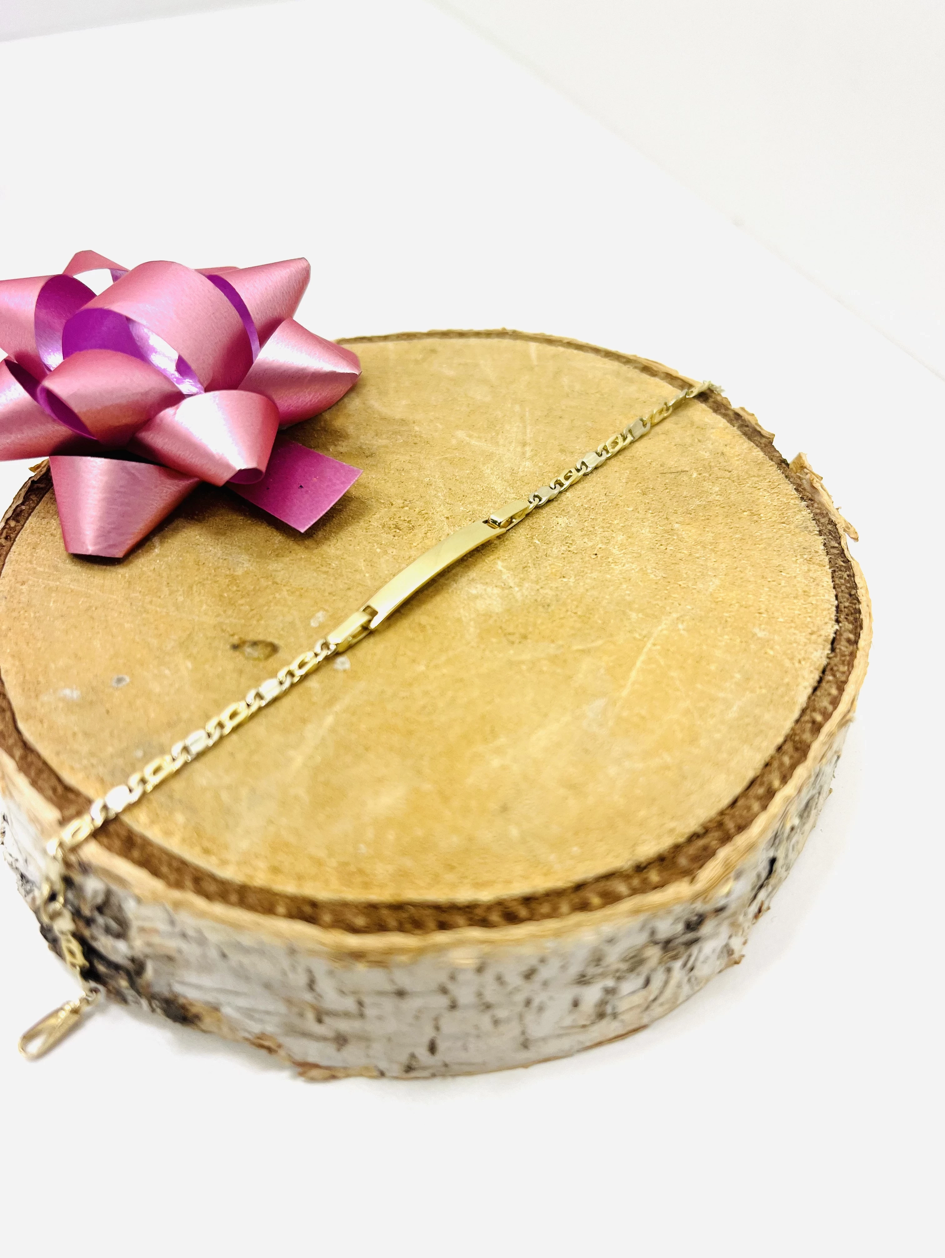 zlota-bransoletka-z-blaszka-proby-585p-230g-15cm-material-15835-2