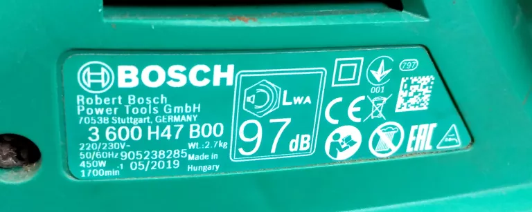 NOŻYCE DO ŻYWOPŁOTU BOSCH AHS 480