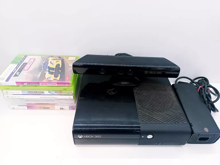 KONSOLA XBOX 360 + KINECT + GRY