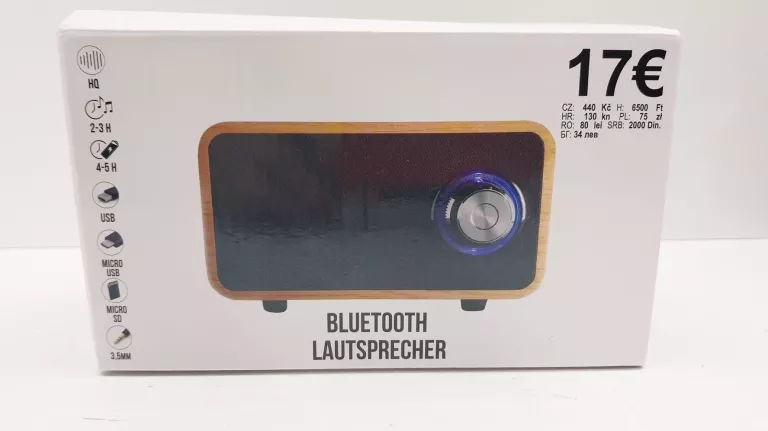GŁOŚNIK BLUETOOTH RETRO STYL