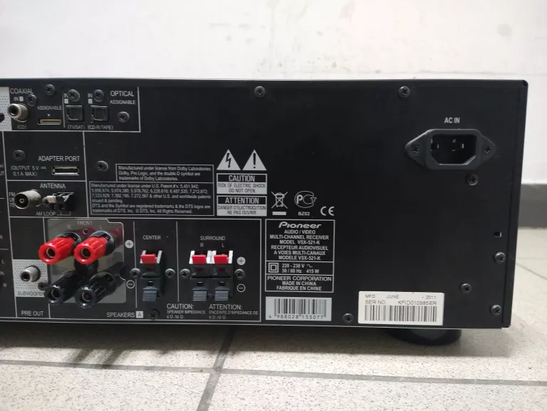 AMPLITUNER PIONEER VSX-521-K