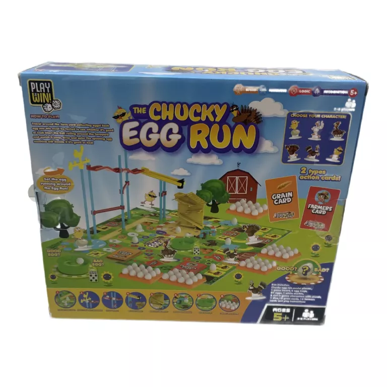 THE CHUCKY EGG RUN EASTER FAMILY BOARD GAME