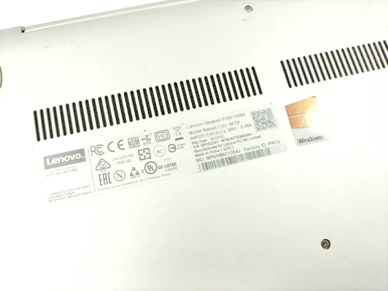 LENOVO IDEAPAD 510S-14ISK 8/256 I5