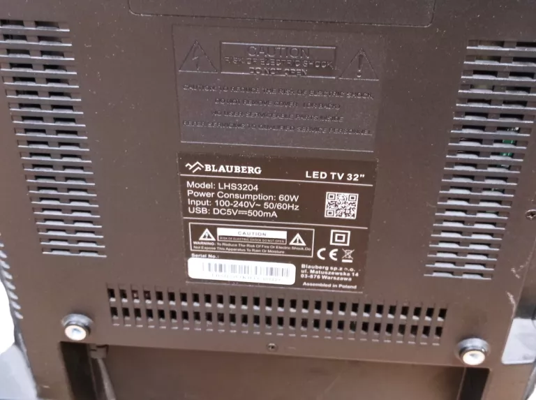 TV BLAUBERG 32 CALE LED LHS3204 HD READY 50HZ