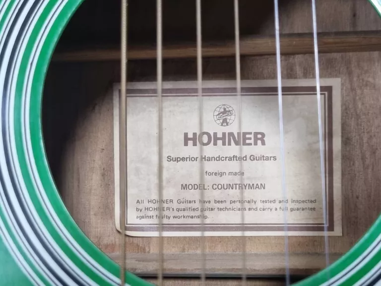 GITARA HOHNER COUNTRYMAN + FUTERAŁ