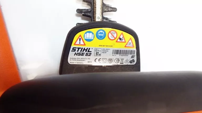NOŻYCE ELEKTRYCZNE STIHL HSE 52 BEZ NICZEGO