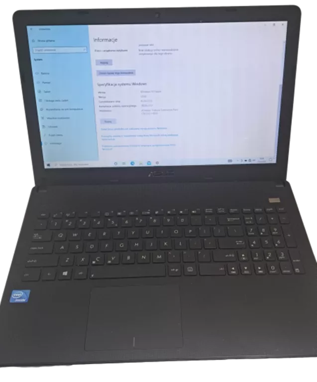 LAPTOP ASUS X501A + ŁADOWARKA/ OPIS