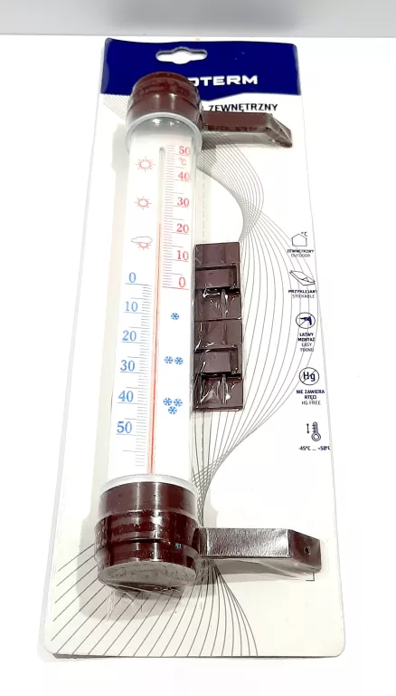 BIOTERM TERMOMETR ZEWNĘTRZNY BRĄZ 020800