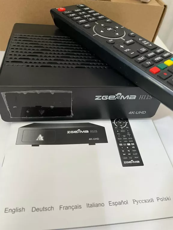 TUNER SATELITARNY ZGEMMA H11S,KPL