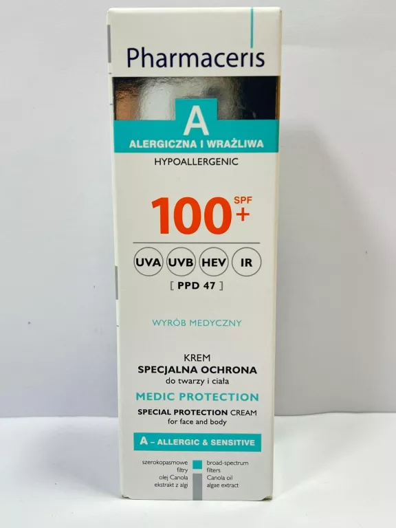 PHARMACERIS 100+ SPF KREM DO TWARZY I CIAŁA