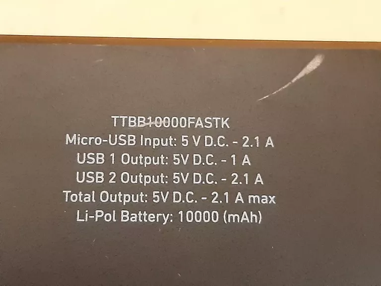 POWERBANK SBS SPA 10000 MAH