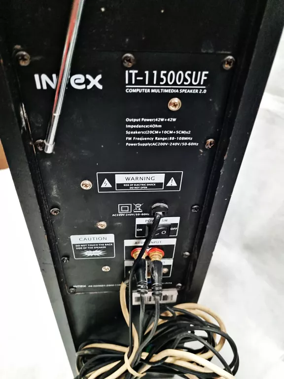 ZESTAW KOLUMN INTEX IT-11500SUF + OKABLOWANIE