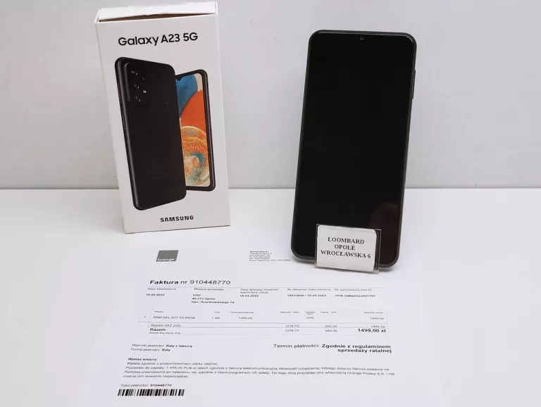 TELEFON SAMSUNG GALAXY A23 5G KOMPLET [ORANGE]