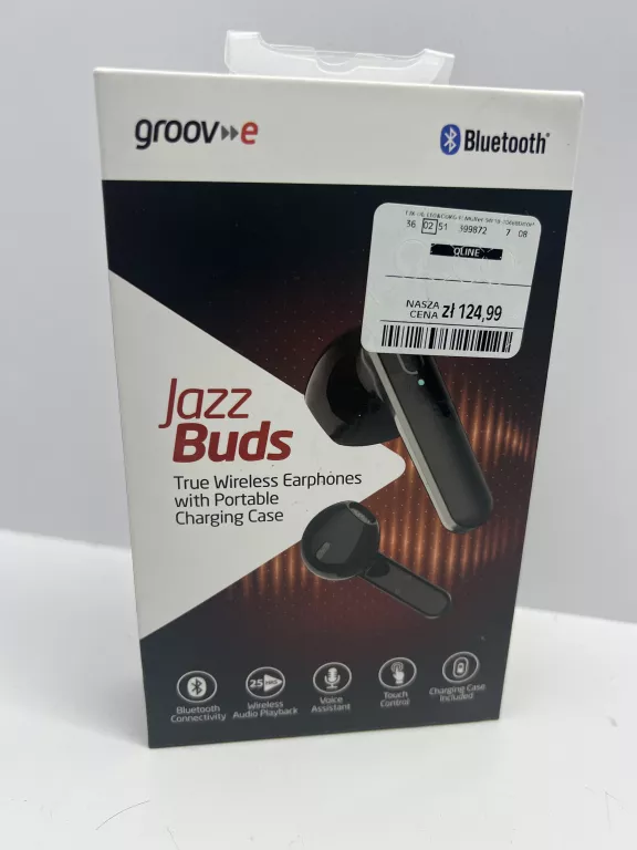 SŁUCHAWKI JAZZ BUDS BLUETOOTH