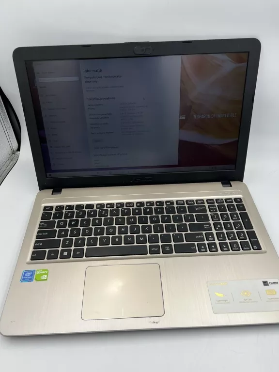 LAPTOP ASUS A540U Z ZASILACZEM !