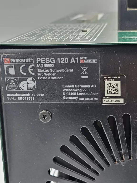 SPAWARKA PARKSIDE PESG 120 A1(1148/22)