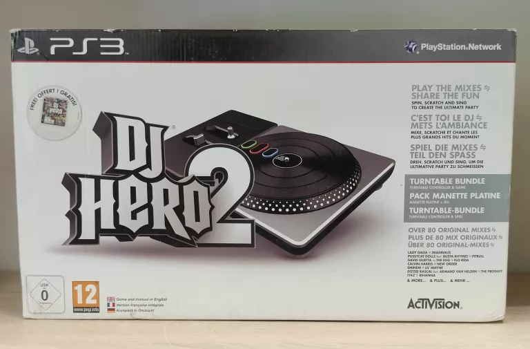 KONSOLA DJ HERO DO PLAYSTATION 3