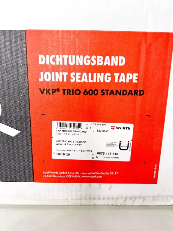 WURTH TAŚMA USZCZELNIAJĄCA VKP TRIO 600 STANDARD