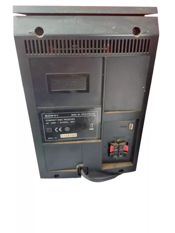 WIEZA SONY HCD-FX205 2 GLOSNIKI