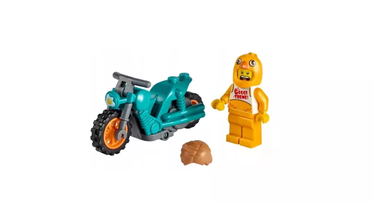 LEGO CITY 60310 MOTOCYKL KASKADERSKI Z KURCZAKIEM