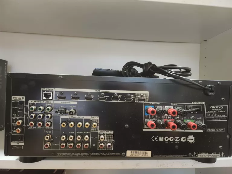 ONKYO TX-NR414 – SIECIOWY AMPLITUNER