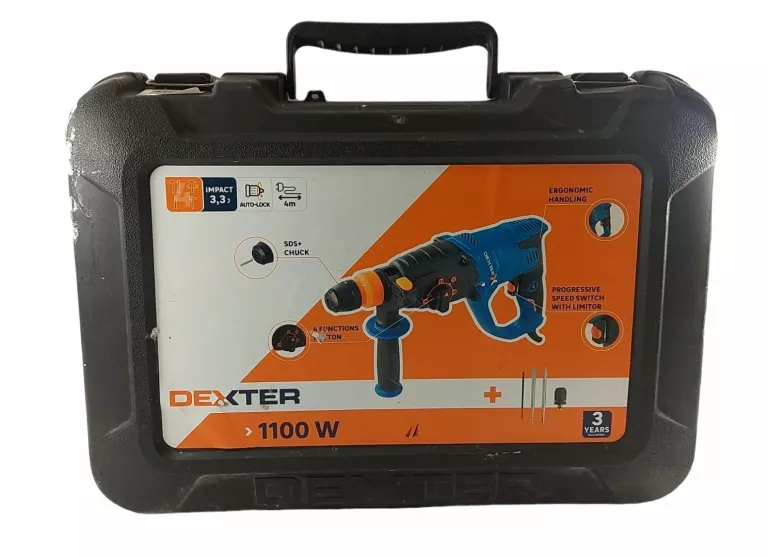 MŁOTOWIERTARKA DEXTER 1100RH2-40.5 3.3J 1100W