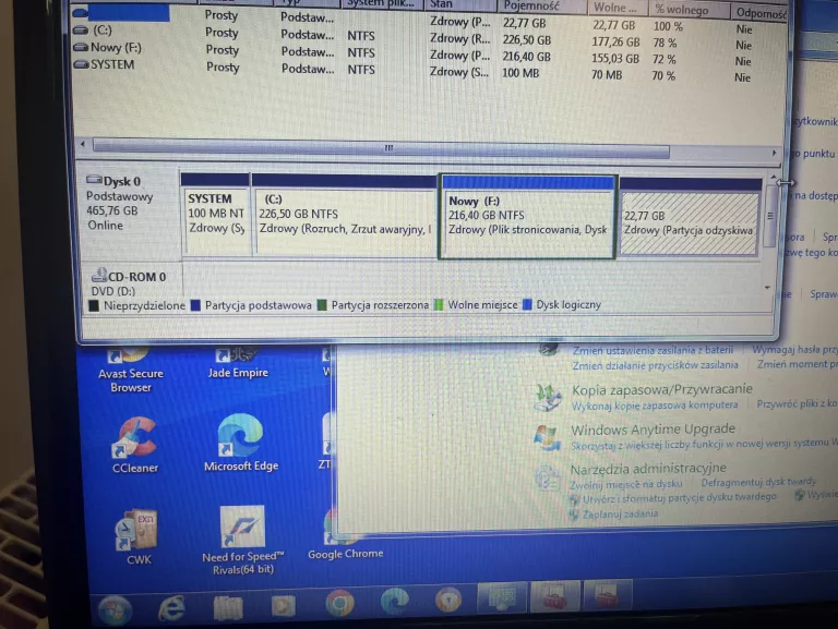 LAPTOP SAMSUNG NP3005E+ZASILACZ