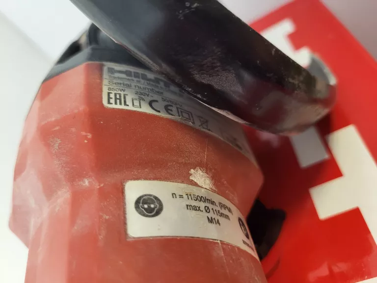 SZLIFIERKA KĄTOWA HILTI