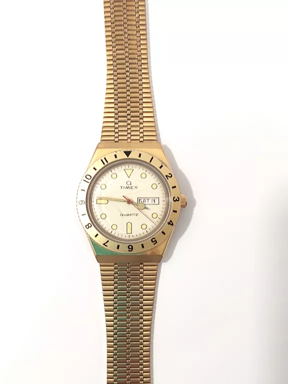 ZEGAREK TIMEX Q DIVER TW2V18700 ZŁOTY KOMPLET