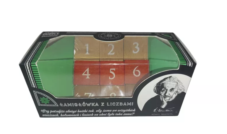 PROFESSOR PUZZLE ŁAMIGŁOWKA Z LICZBAMI EINSTEIN