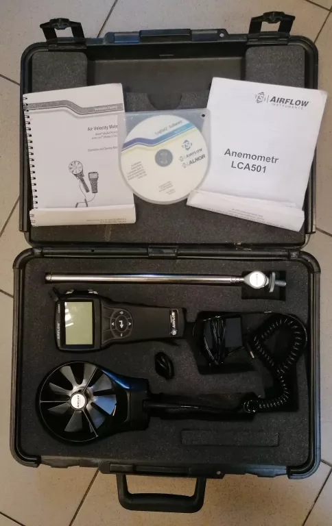 ANEMOMETR AIRFLOW LCA501 KPL WALIZKA