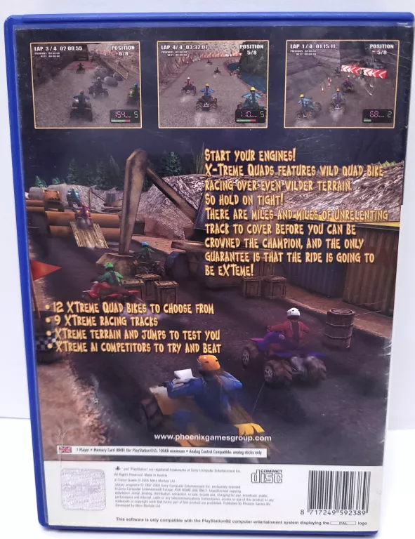 GRA PS2 X-TREME QUADS