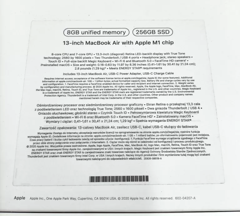 apple-macbook-air-13-m18gb256gb-ssdintmacos-seria-procesora-apple-m