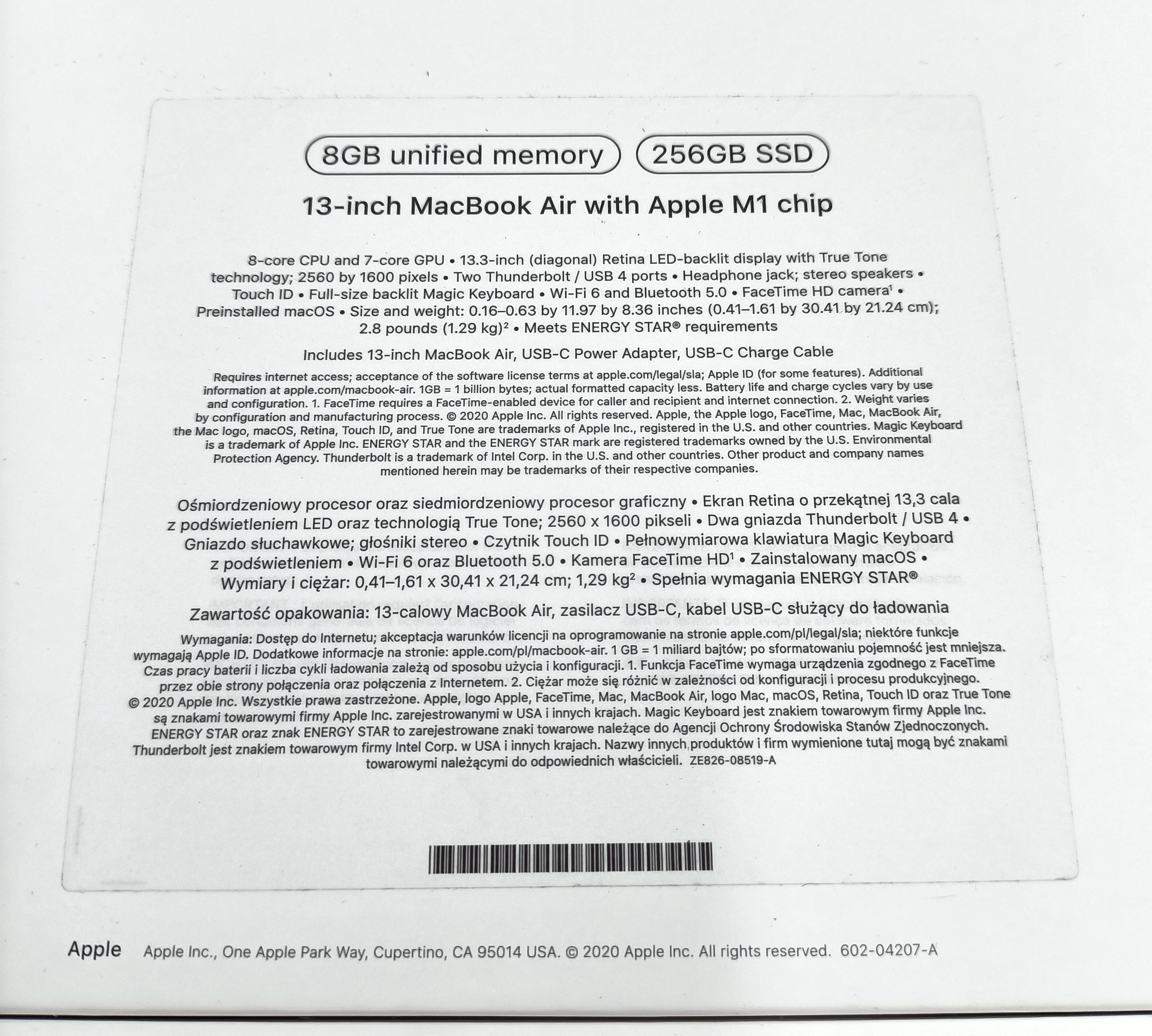 apple-macbook-air-13-m18gb256gb-ssdintmacos-seria-procesora-apple-m