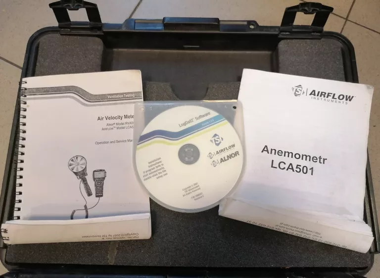 ANEMOMETR AIRFLOW LCA501 KPL WALIZKA