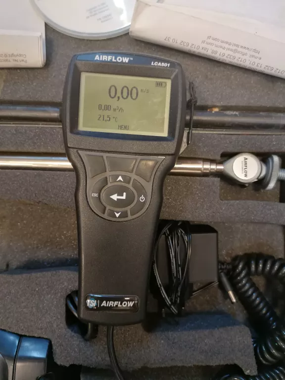 ANEMOMETR AIRFLOW LCA501 KPL WALIZKA