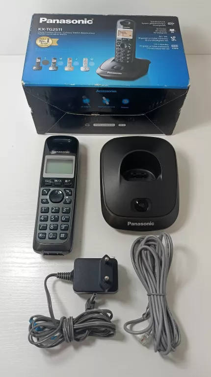 TELEFON STACJONARNY PANASONIC KX-TG2511 KOMPLET