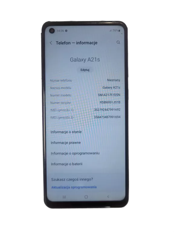 TELEFON SAMSUNG GALAXY A21S