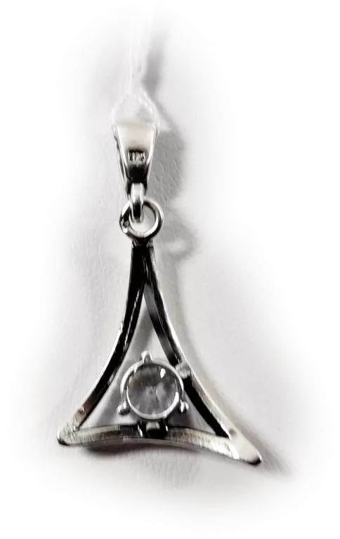 srebro-925-trojkatna-zawieszka-z-cyrkonia-28g-stan-uzywany