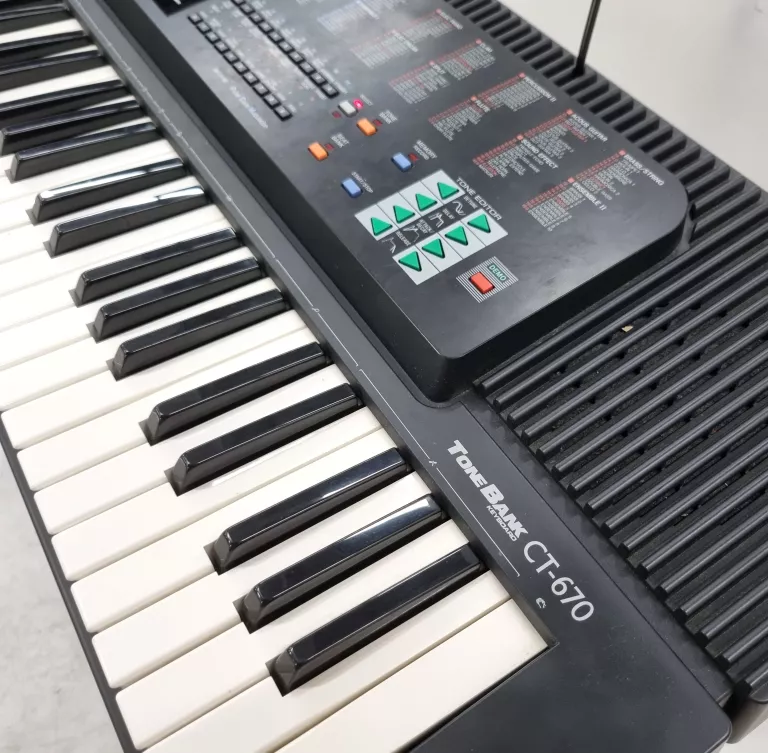 KEYBOARD CASIO CT-670 + STOJAK BRAK ZASILACZA