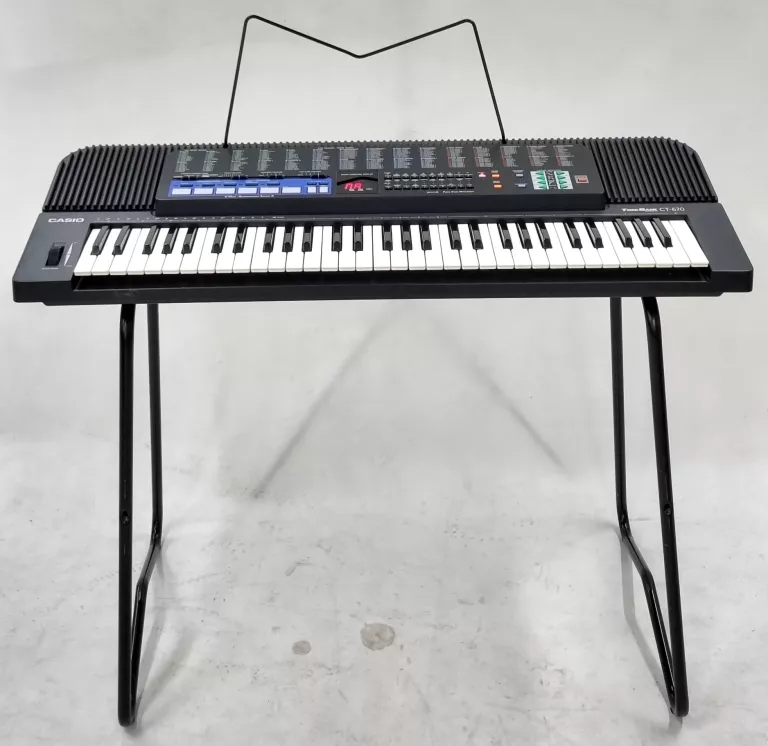KEYBOARD CASIO CT-670 + STOJAK BRAK ZASILACZA