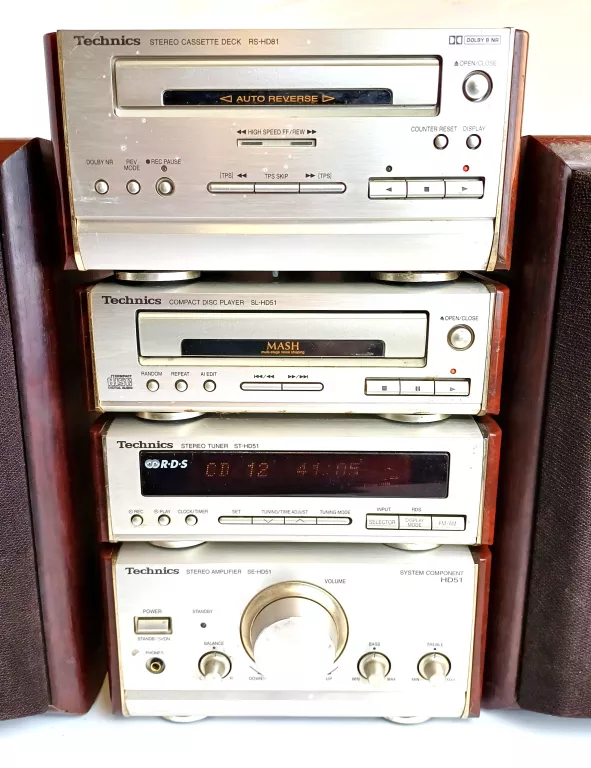 mini-wieza-technics-se-hd51-glosniki-stan-uzywany