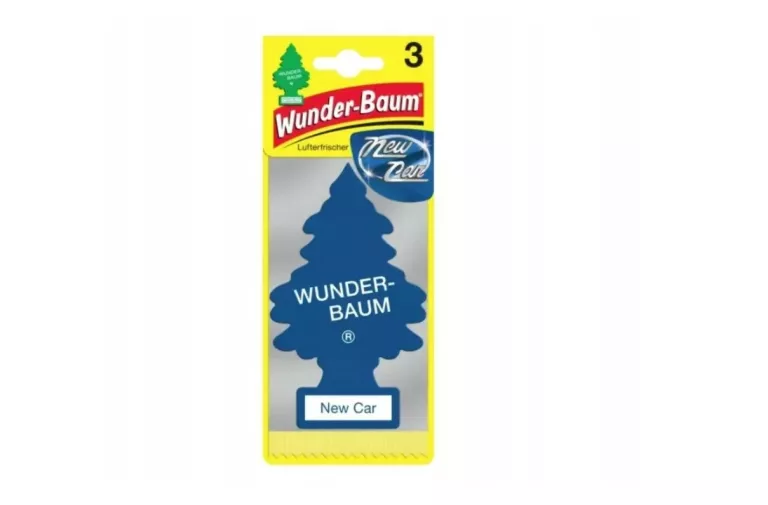 3 X WUNDER BAUM NEW CAR CHOINKA ZAPACHOWA 3 SZT