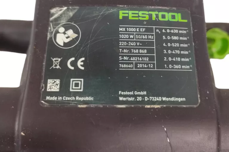 MIESZADŁO FESTOOL MX 1000 E EF